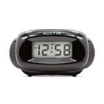 Acctim 15523 Aura LCD Alarm Clock in Black