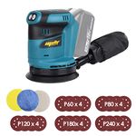 Cordless Random Orbital Sander for Makita 18V Li-Ion LXT Battery with 20PCs Sanding Sheets(Tool only)