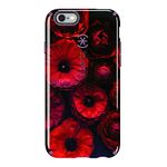 Speck Candyshell Inked Case Compatible with iPhone 6 Plus 6S Plus, Moody Bloom Pattern/Acai Purple