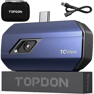 TOPDON TC001 Thermal Camera for Android, Super IR 512x384 High Resolution, Thermal Imaging Camera, Thermal Imager - Optimized Temperature Accuracy, Works for Smartphones and Tablets & PC(not for iOS)