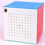 LiangCuber Moyu Meilong 10X10 Speed Cube Moyu Mofang Jiaoshi Mfjs Meilong 10X10X10 Cubing Classroom 84Mm Size Magic Cube Stickerless, Kid