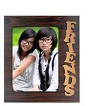 Xpression Decor Decorative Friends Hand Crafted Wooden Table Photo Frame Vertical 5x7-13