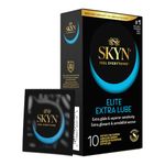 SKYN Elite Extra Lube Condoms – 10 Count – Ultra-Thin, Lubricated Latex-Free Condoms with Extra-Silky Lubricant