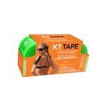 KT Tape PRO 2 Pack Synthetic Elastic Kinesiology Therapeutic Tape, 20 count - 10" Precut Strips (Winner Green)