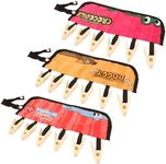 TamBee Travel Hanger Clips, Cruise Ship Essentials Portable Folding Clothes Hanger Clips Towel Drying Rack Sock Dock Swimsuit Drying Rack Hanger with 6 Clips Pack of 3 (Animals)