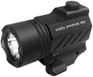 Ade Advanced Optics PL200S-A-1 Ultra Compact Tactical Strobe Flashlight 400 Lm Pistol Handgun Torch light with Strobe Mode for Hiking, Camping, Hunting & Other Indoor/Outdoor activities