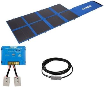 Kings 240W Folding Solar Blanket + MPPT Solar Regulator + 6m Extension Lead