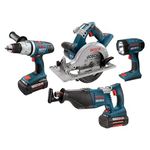 Bosch CPK40-36 36-Volt Combo Kit with 2 XL Batteries, 4-Piece