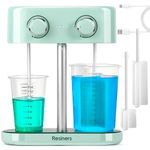 Resiners Dual-Head Resin Mixer, Rechargeable Epoxy Mixer, Stepless Speed & Minimum Bubbles, Electric Stirrer Paddles for Resin,Silicone,Paint Mixing,Soap Making,Resin Tools,DIY Crafts (Patented)