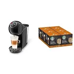 De'Longhi Nescafé Dolce Gusto, Genio S Plus Black + 72 Starbucks Caramel Macchiato Coffee Pods