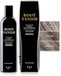 KIWABI Hair Color Shampoo for Gray Coverage – Gradual, All Natural Hair Dye Shampoo for Women & Men – Hydrating, Sulfate-Free, Ammonia-Free, Vegan Scalp Care with 31 Botanicals (Light Brown)
