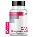 Oxin Nutrition D Aspartic Acid DAA Pure Series IMPORTED DAA (180 Capsules)