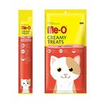 Me-O Perfect Companion Me-O Creamy Treats with Crab for Cats and Kittens (Pack of 5)