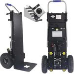Electric Stair Climber Heavy Object Sack Truck Removable Battery Load Capacity for Straight Curved Stairs Effortless Heavy Load Transport Electric Stair Climbing,B