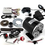 500W Electric Motor MY1020 for 4 Wheels Electric Child Gokart Chain Drive Speed Control by Foot Pedal Accelerator (36V Pedal kit)