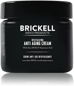 Brickell Men's Revitalizing Anti-Aging Cream For Men, Natural and Organic Anti Wrinkle Night Face Cream To Reduce Fine Lines and Wrinkles, 2 Ounce, Unscented