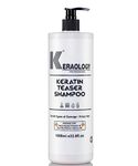 Keraology Keratin Teaser Shampoo (1000ml) | Hydrolysed Keratin | Sea buckthorn Berry Oil | Sulfate & Pareben Free