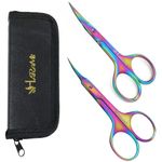 HARAMS® Set of Nail & Cuticle Scissors Manicure Pedicure Toenail Eyebrow Nose Ear Hair Trimming Beauty Scissors for Men and Women