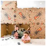 Make-A-Fort Building Kit - Build Really Big Indoor Forts for Kids - Get Kids Off Screens and Engaged in Creative Play - Durable, Reusable, and 100% Made in USA