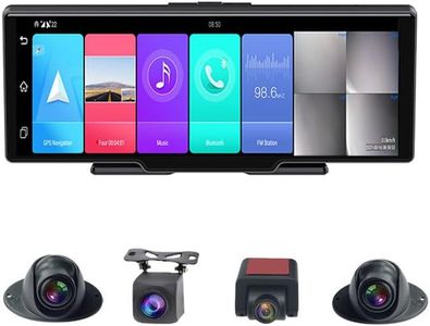 DEVIANT 360 Degree Dash Camera - Full HD | Android | WiFi | GPS | Bluetooth | 2GB Ram /16 GB ROM| G sensor Emergency Recording, Night Vision, Rear Parking Assistance | Upto 256 GB Sd Card Support