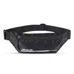 Divulge Running Belt Waist Pouch Bag Waist Pouch Bag to Carry Mobile Phone (Black)