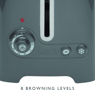 Dualit 2-Slice Toaster – Grey Compact Bread Toaster