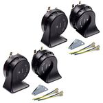 Car Horn 4 pack 12v Waterproof, Banhao horn Used for Trucks Trains and Ships, Electric Snails for Cars, Motorcycles, Alternative Electronic Parts for Cars and Horns for Trains