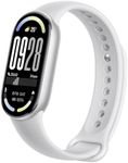 Xiaomi Smart Band 10 Fitness Tracker, 1.72" AMOLED Display, 21-Day Battery Life, 150+ Sports Modes, Heart Rate & Sleep Monitoring, Electronic Compass, 5ATM Waterproof, 2-Year Warranty – Glacier Silver