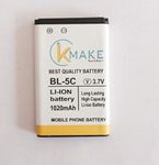 BL-5C Battery 1020mAh 3.7V