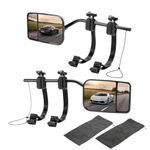 Universal Clip on Towing Mirrors Extensions for Towing, 360 Degree Adjustable Rotation Side Mirror Extenders for Towing, Convex Rearview Mirror, Tow Mirrors for Car Truck Trailer RV SUV, 2 Pack