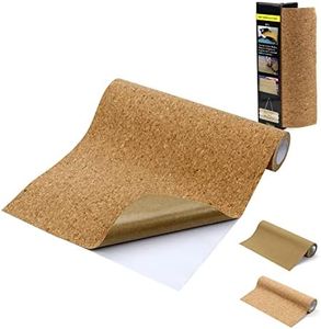 Enjoy Myself Cork Self-Adhesive Shelf Liner (Coarse Pattern, 12x118 inch)