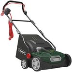 Webb 2-in-1 1500W Electric Lawn Aerator Scarifier Lawn Rake, 36cm Width, Large 45L Collection, 5 Working Depths, 10m Cable - 3 Year Warranty