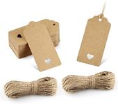 Gift Tags,100 PCS Kraft Paper Gift 