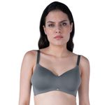 SOIE Women's Full Coverage Padded Non-Wired Ultra Soft Seamless Bra