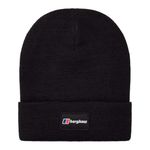 Berghaus Unisex Logo Recognition Beanie, Black/Black, One Size