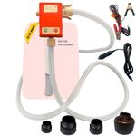 PumpMatic 12 Ft Hose Battery Powered Fuel Transfer Pump - 3.8 GPM - Auto Stop Sensor, Gas, Diesel, Kerosene - Gas Can Pump