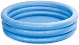 INTEX 58446EP Crystal Blue Inflatable Kiddie Swimming Pool, 66in x 15in