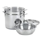 Cuisinart 77-412 Chef's Classic Stainless 4-Piece 12-Quart Pasta/Steamer Set,Stainless Steel