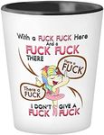 Unicorn Shot Glass 1.5 oz, Witty Fu