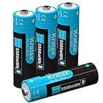 Kratax 1.5V Rechargeable AA Lithium