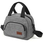 Insulated Lunch Box For Women Fit Fresh Lunch Bag For Adult Work With Compartments Hot Food Warmer Lunchbox Containers For School Girls Soft Cute Thermal Thermos Packit Reusable Freezable Tote Cooler