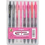 Pilot G2 Premium Gel Roller Pens, NEW Mean Girls Movie-Inspired 8 Pack Pouch, Fine Point 0.7 mm, Assorted