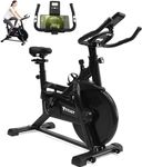 STEADY JAPAN Stationary Exercise Bike for Home - Cycling Bike with LCD Monitor & Comfortable Seat Cushion, ST128