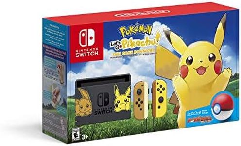 Nintendo Switch Console Bundle- Pikachu & Eevee Edition with Pokémon: Let's Go, Pikachu! + Poke Ball Plus