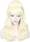 Linfairy Long Wavy Blonde Wig Big B