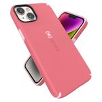 Speck iPhone 15 Plus & 14 Plus Case - Drop Protection, Scratch Resistant, Built for MagSafe iPhone Case with Soft Touch Coating - 6.7" iPhone, Dual Layer Case -Sweet Coral/Light Coral CandyShell Pro