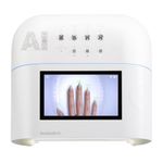 UV LED Nail Lamp for Gel Nails - O NAIL AI Precision Scan Nail Dryer with HD Display, 109 LEDs, Smart Curing Modes, for Gel Polish and Builder Gel, Plug-in, Battery Not Included