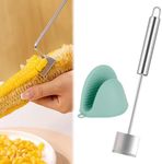 Corn Peeler,Peeler Stainless Steel Splitter Tool Suitable for Home Kitchen, Restaurant Chef, Picnic Lovers