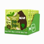 BEAR Apple Yoyos - Dried Fruit Rolls - Healthy - Vegan - 20g - 6 x 5 Packs (Pack of 30)