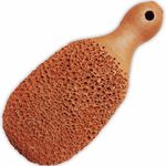 Footvital Pumice Stone for Feet, Foot Exfoliator Scrubber, Callus Remover, Made of Natural Terra-Cotta, Exfoliates & Smooths Rough Skin